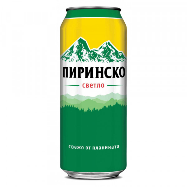 бира пиринско кен 500 мл