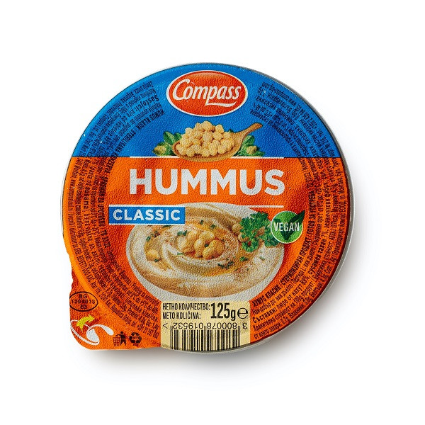 хумус компас класик 125гр