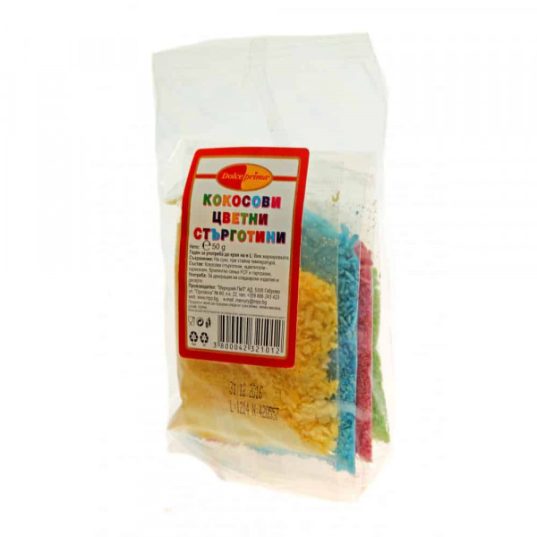 кокосови цветни стърготини долче прима 50гр