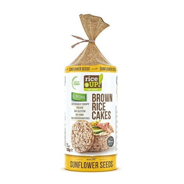 оризови бисквити със слънчогледови семки 120гр