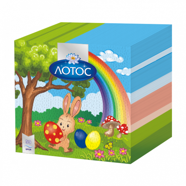 салфетки лотос великденски 33/33 50бр