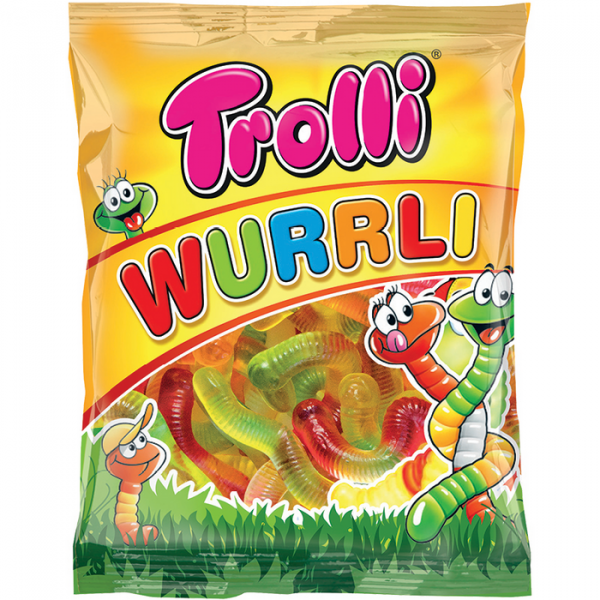 желирани бонбони троли червей 100гр