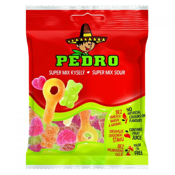 желирани бонбони педро супер микс 80гр.