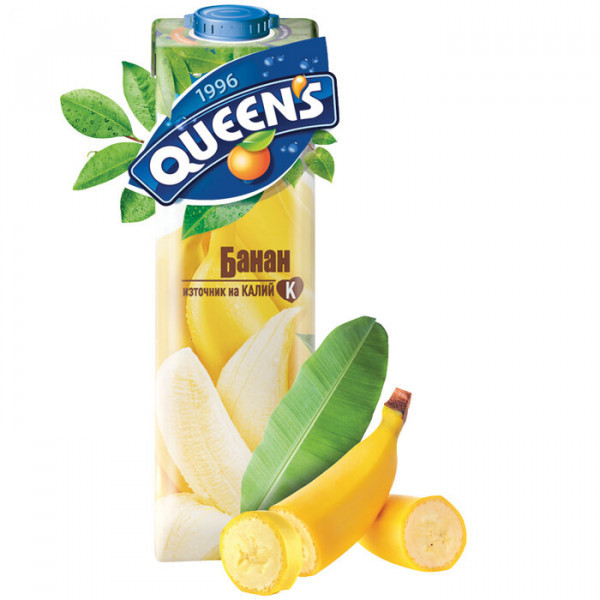 плодов сок куинс банан 1л