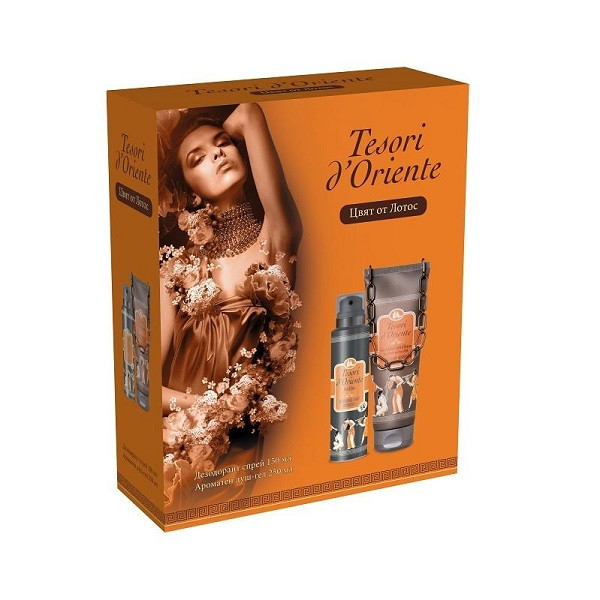 комплект дамски тдо лотос душ-гел + део спрей