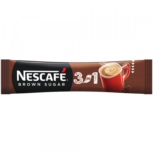 нескафе 3в1 с кафява захар 17г