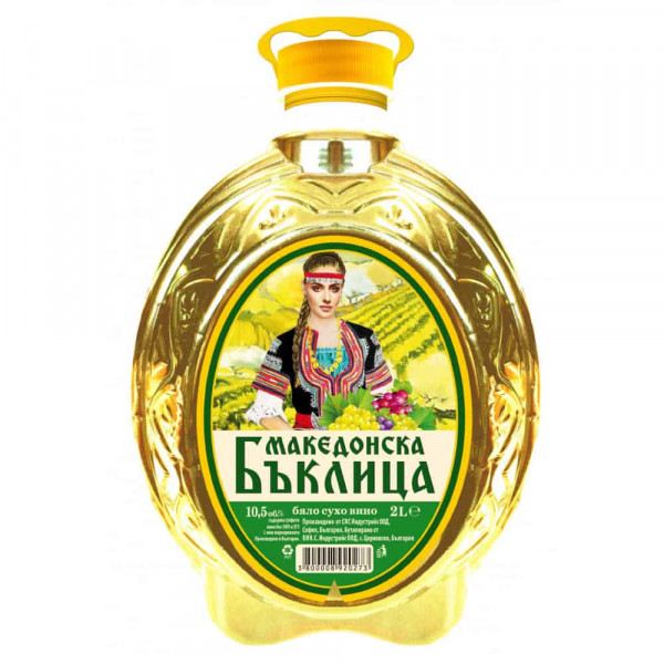 бяло вино бъклица 2л