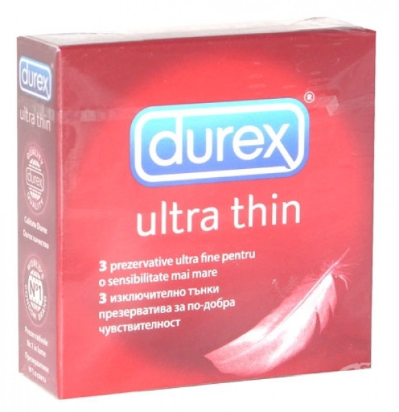 презерватив дюрекс ултра тънки 3бр.