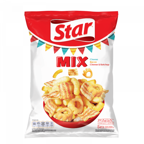 снакс стар микс червен 90гр