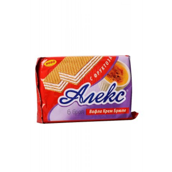вафли алекс с крем брюле 6бр.150гр.