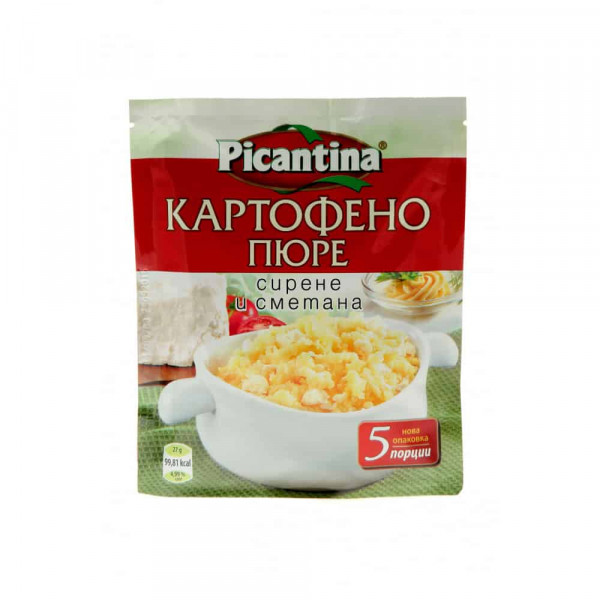 картофено пюре сирене и сметана пикантина 135гр