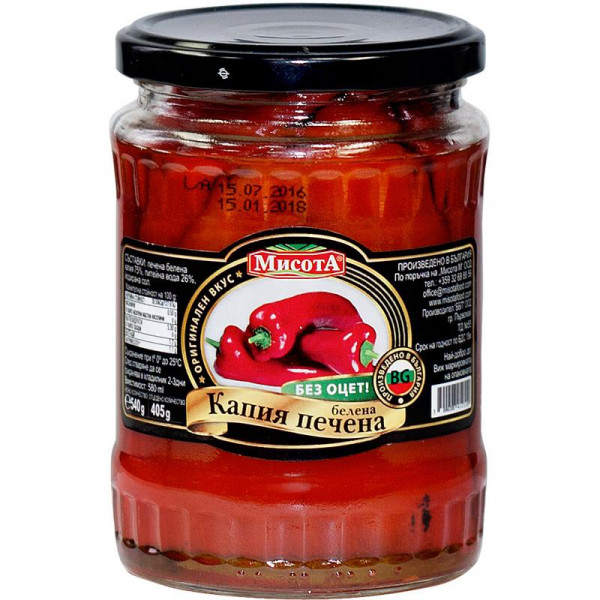 печена капия мисота 540г