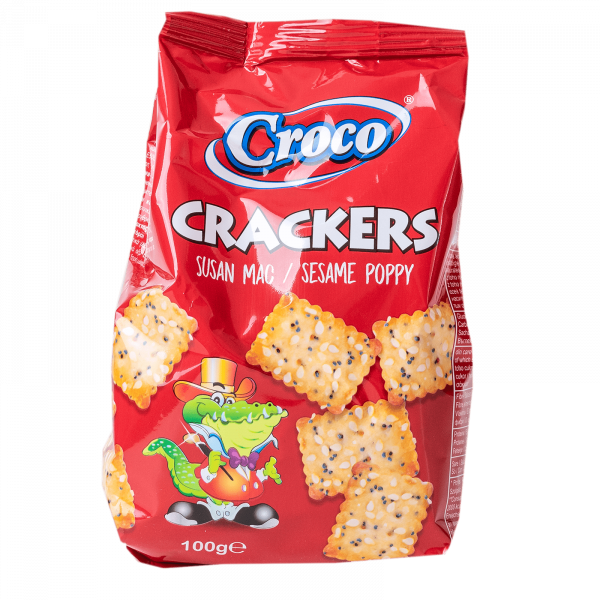 крекери кроко със сусам 100гр.