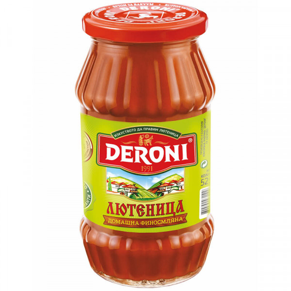 лютеница дерони домашна-финосмляна 525 гр