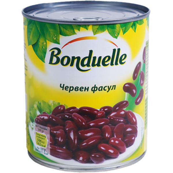 фасул червен бондюел 800гр.