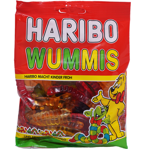 желирани бонбони харибо червеи 200гр