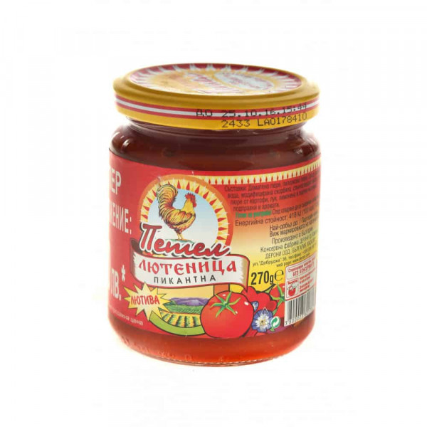 лютеница петел пикантна 270гр.