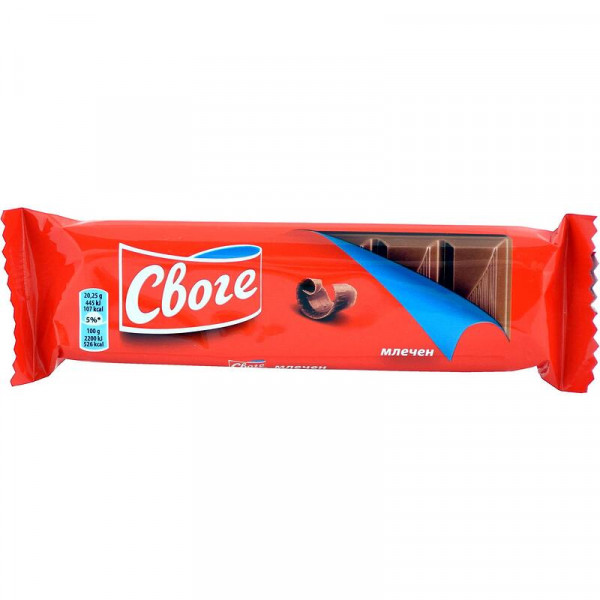 шоколад своге млечен 40,5гр
