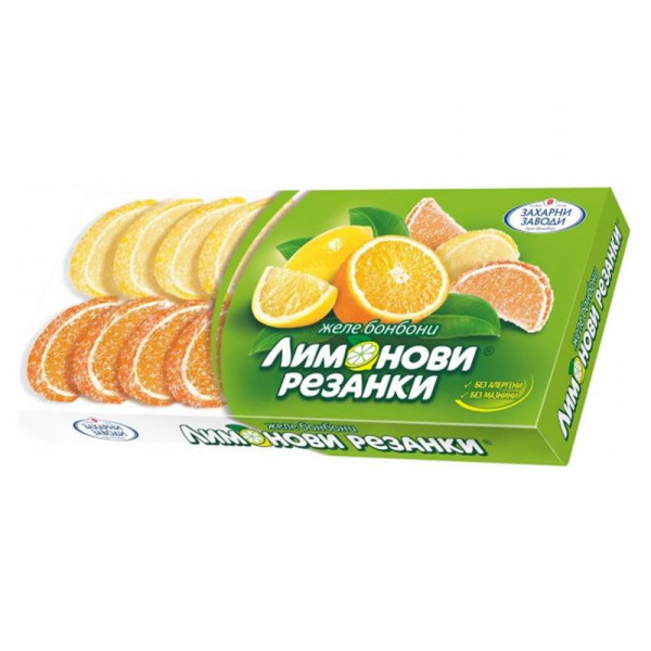 лимонови резанки портокал и лимон 180гр.