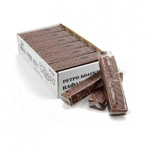 вафла хели ретро кафява 65г