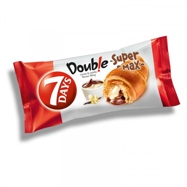кроасан 7 дейс дабъл макс с какао и ванилия 92гр.