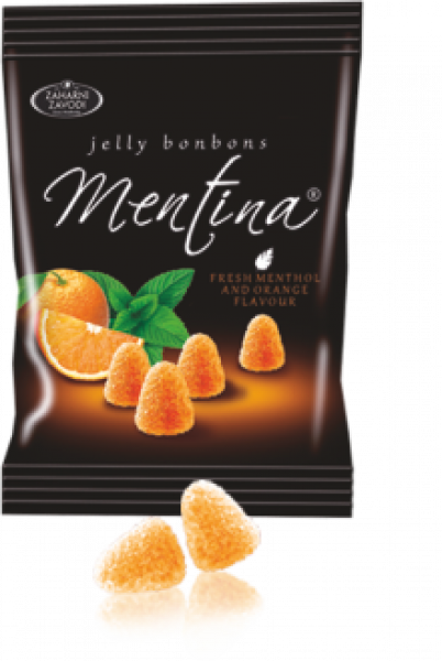 бонбони желирани ментина ментол и портокал 90гр.