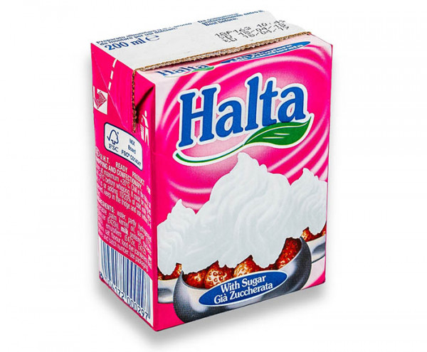 сметана халта сладкарска 200 мл