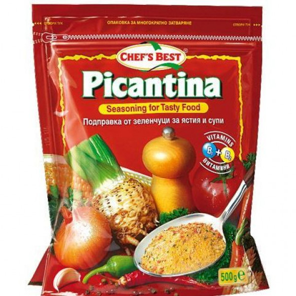 подправка от зеленчуци за ястия и супи пикантина 500гр