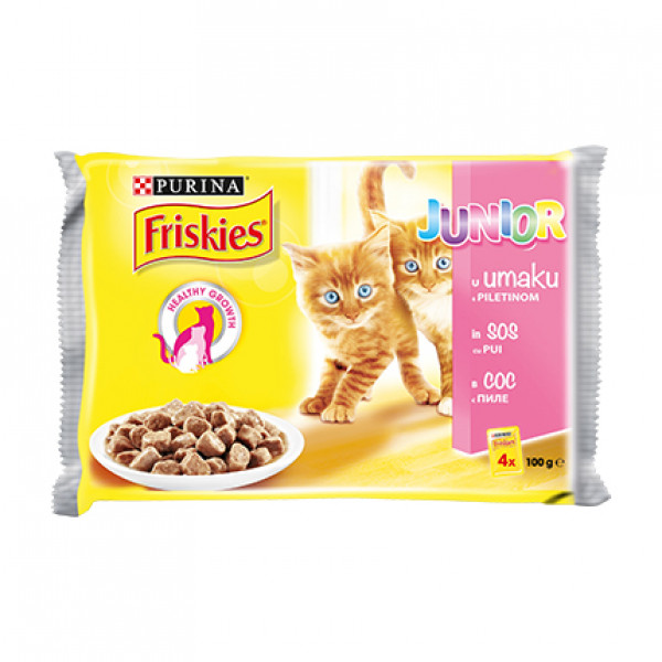 храна за котки фрискис джуниър 85гр.