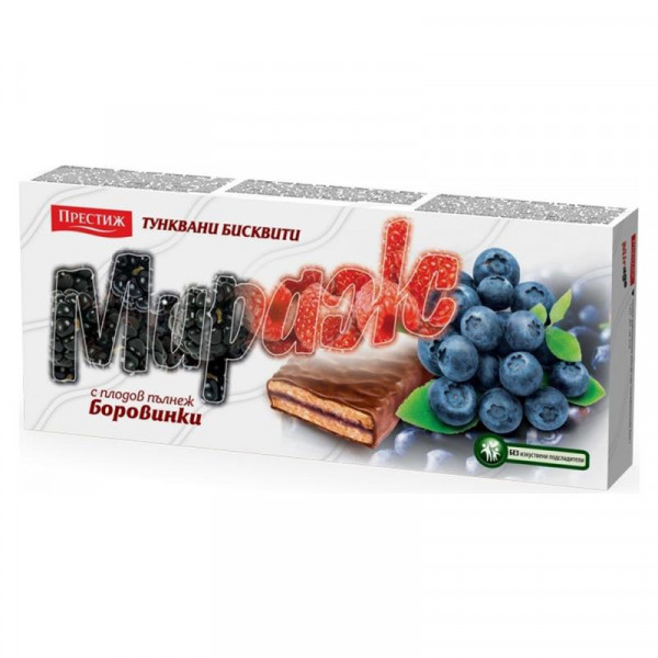 бисквити мираж боровинка 200гр