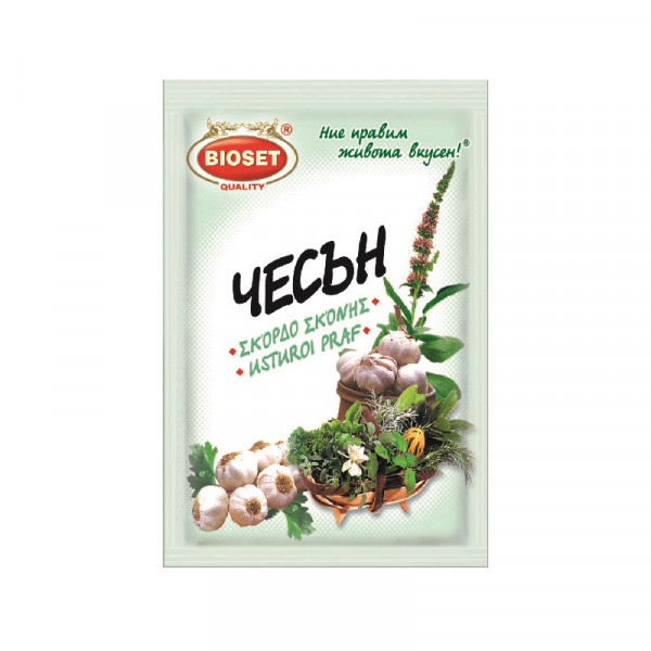 подправка биосет чесън 8гр.