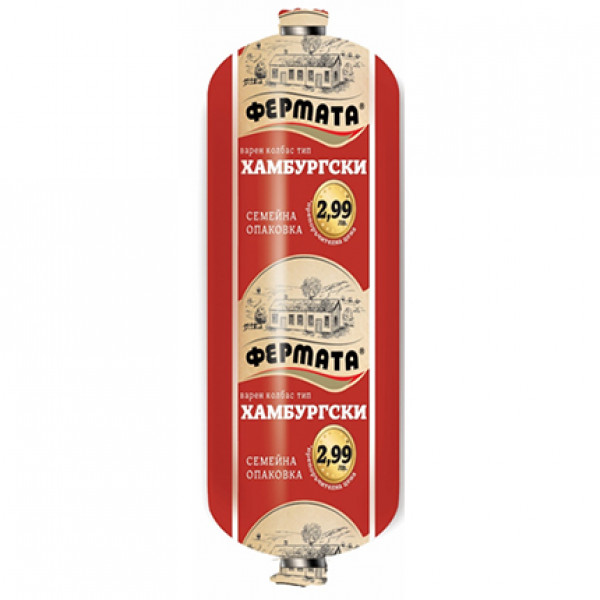 хамбургски колбас фермата 750 гр