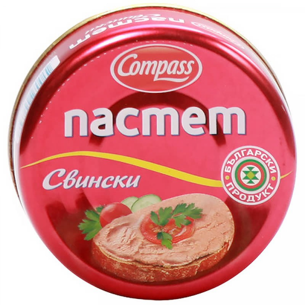 пастет свински компас 100 гр