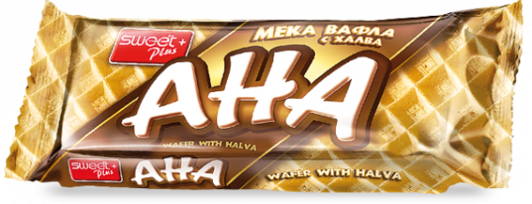 шоколадова вафла ана  с халва 60 гр