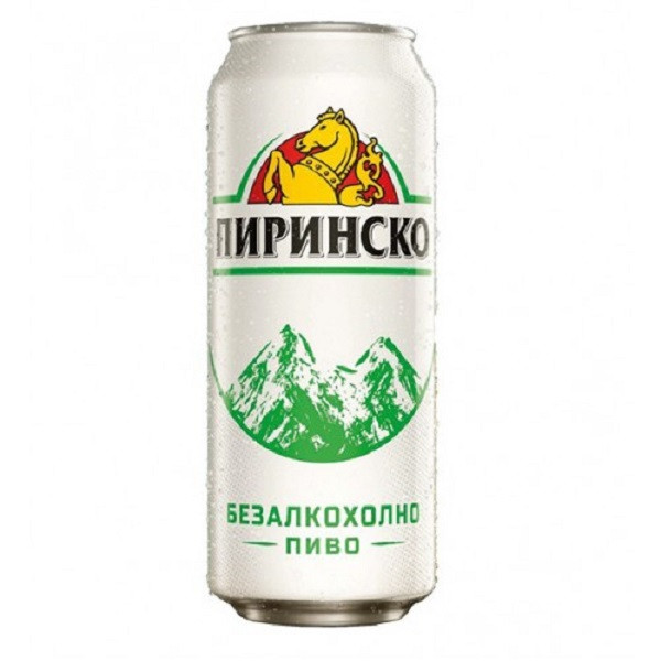 бира пиринско кен безалкохолна 500мл