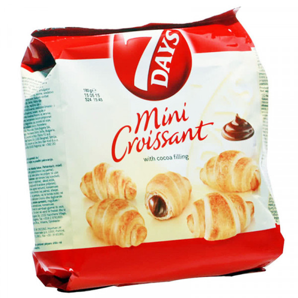 мини кроасан 7 дейс с какао 185гр.