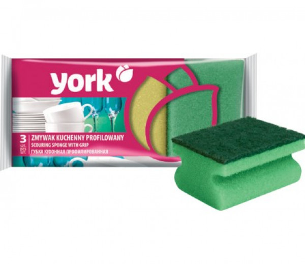 гъба за почистване с канал 3бр