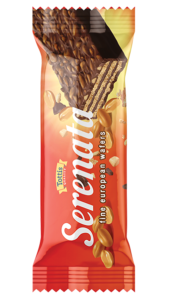 шоколадова вафла серената с фъстък 51гр.