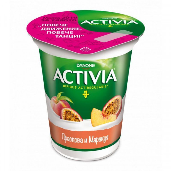 плодово мляко активиа праскова и маракуя 280гр.