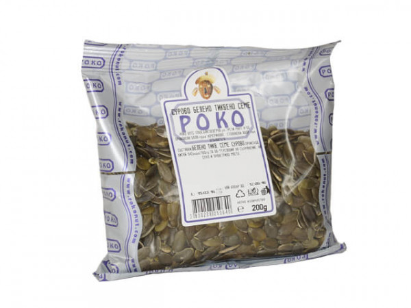 ядки роко сурово белено тиквено семе 180гр.