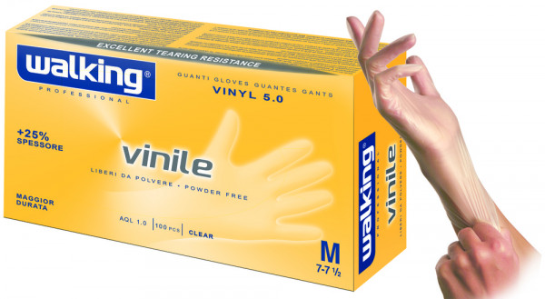 ръкавици винил 100бр. кутия