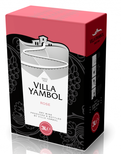 вино розе вила ямбол 3л.