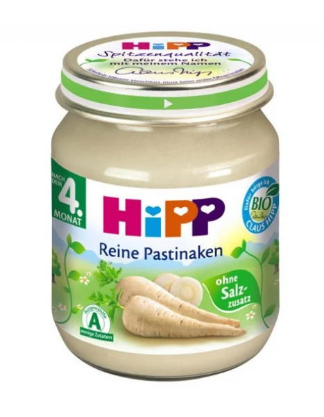 пюре био хип чист пащърнак 125гр