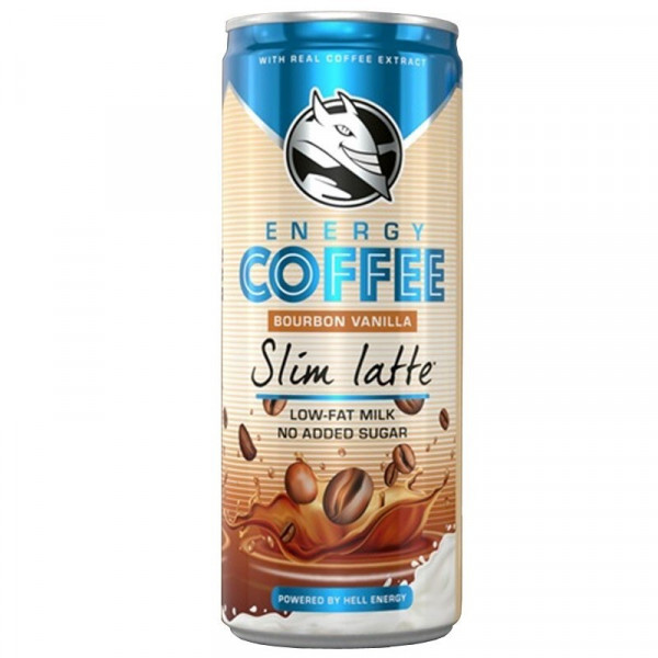 хел енерджи кафе лате  слим 250мл кен