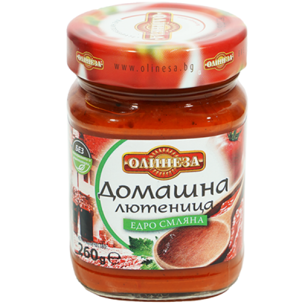 лютеница олинеза домашна едросмляна 260гр.