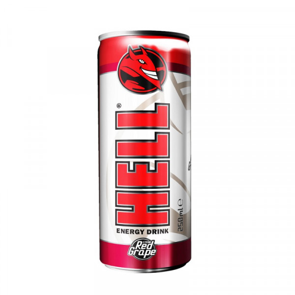 енергийна напитка хел червено грозде 250мл.