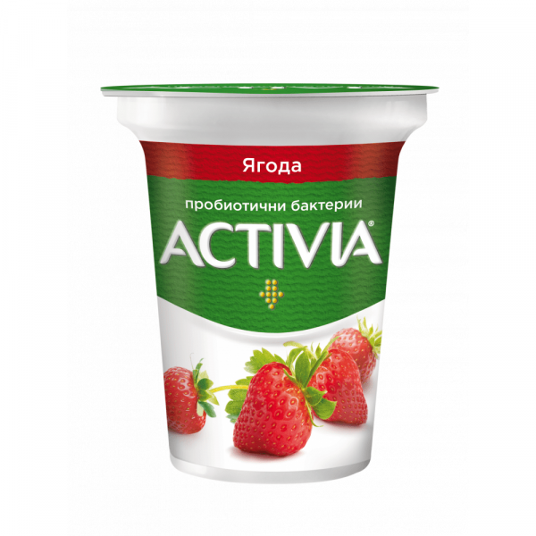 плодово мляко активия ягода 280гр.
