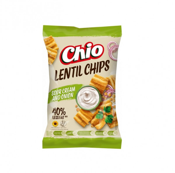 чио чипс от леща сметана и лук 65гр