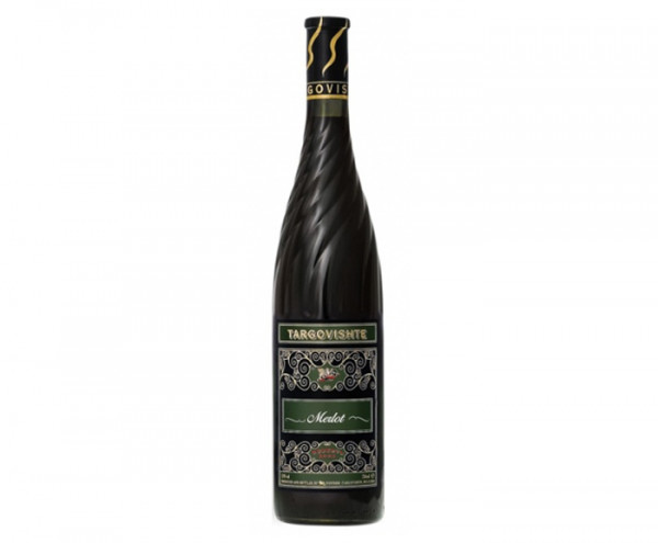 червено вино търговище мерло 750мл