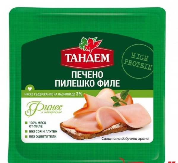 печено пилешко филе тандем 140 гр